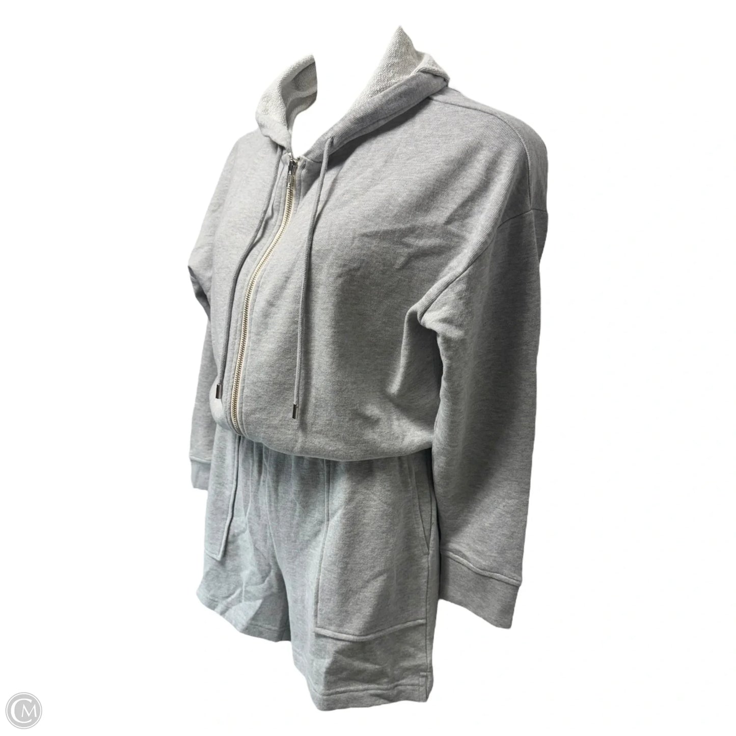 Nicola Hooded Romper By Rails In Heather Grey, Size: M