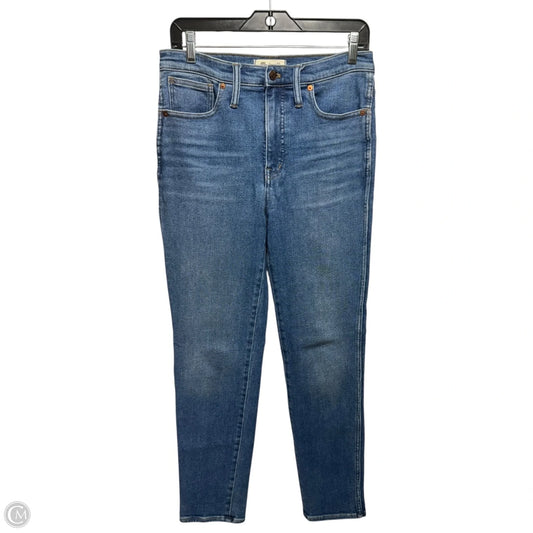 Stovepipe Jeans Straight By Madewell In Blue Denim, Size: 6 TALL