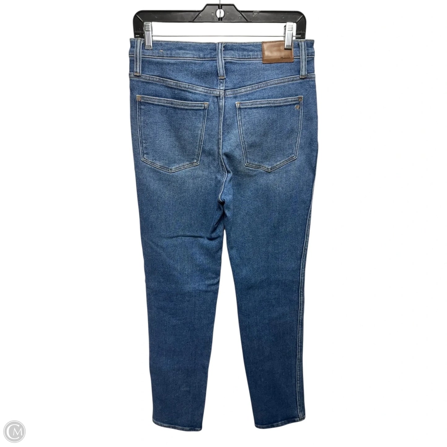 Stovepipe Jeans Straight By Madewell In Blue Denim, Size: 6 TALL