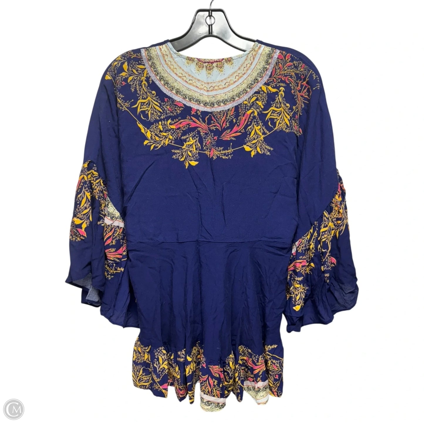 Top Long Sleeve By Free People In Multi-colored, Size: Xs