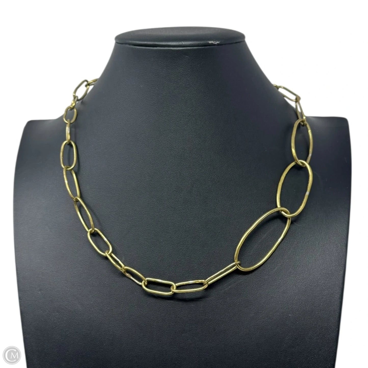 Asymmetrical Chain Necklace Statament