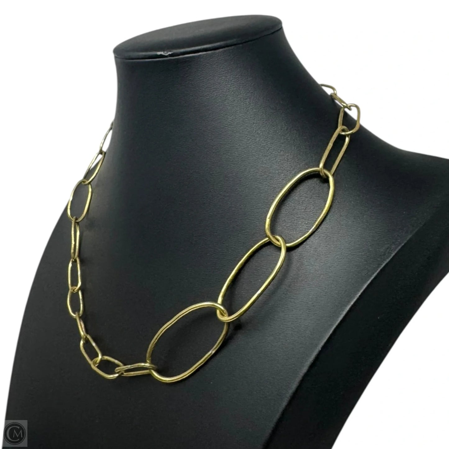 Asymmetrical Chain Necklace Statament