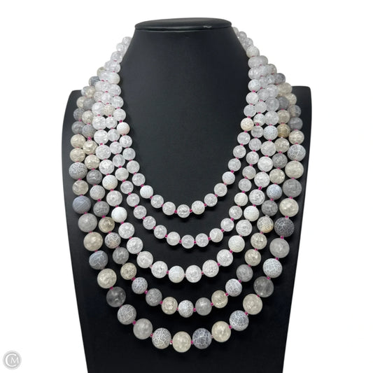 Layered Beaded Necklace Statement