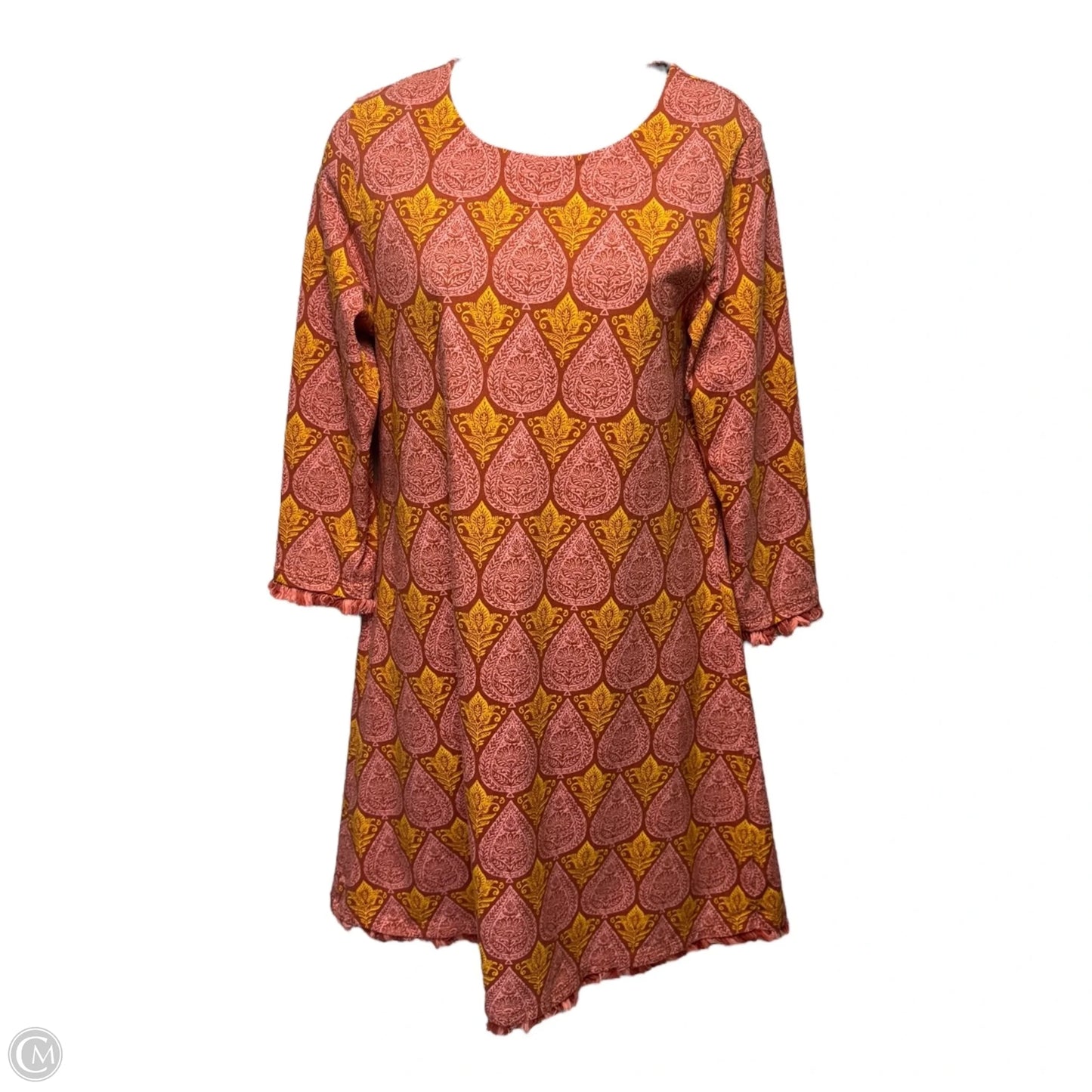 Island Fringe Dress By Spartina In Orange & Pink, Size: S