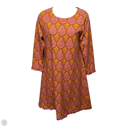 Island Fringe Dress By Spartina In Orange & Pink, Size: S