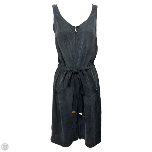 Silk Zip Up Dress Designer By Marc By Marc Jacobs In Grey, Size: Xs