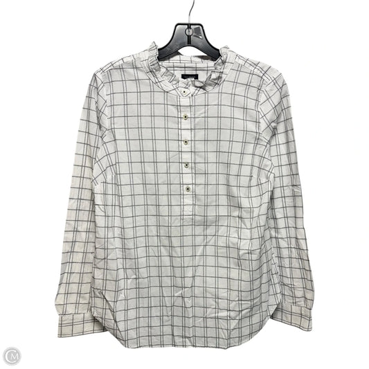 Top Long Sleeve By Talbots In White Size: S