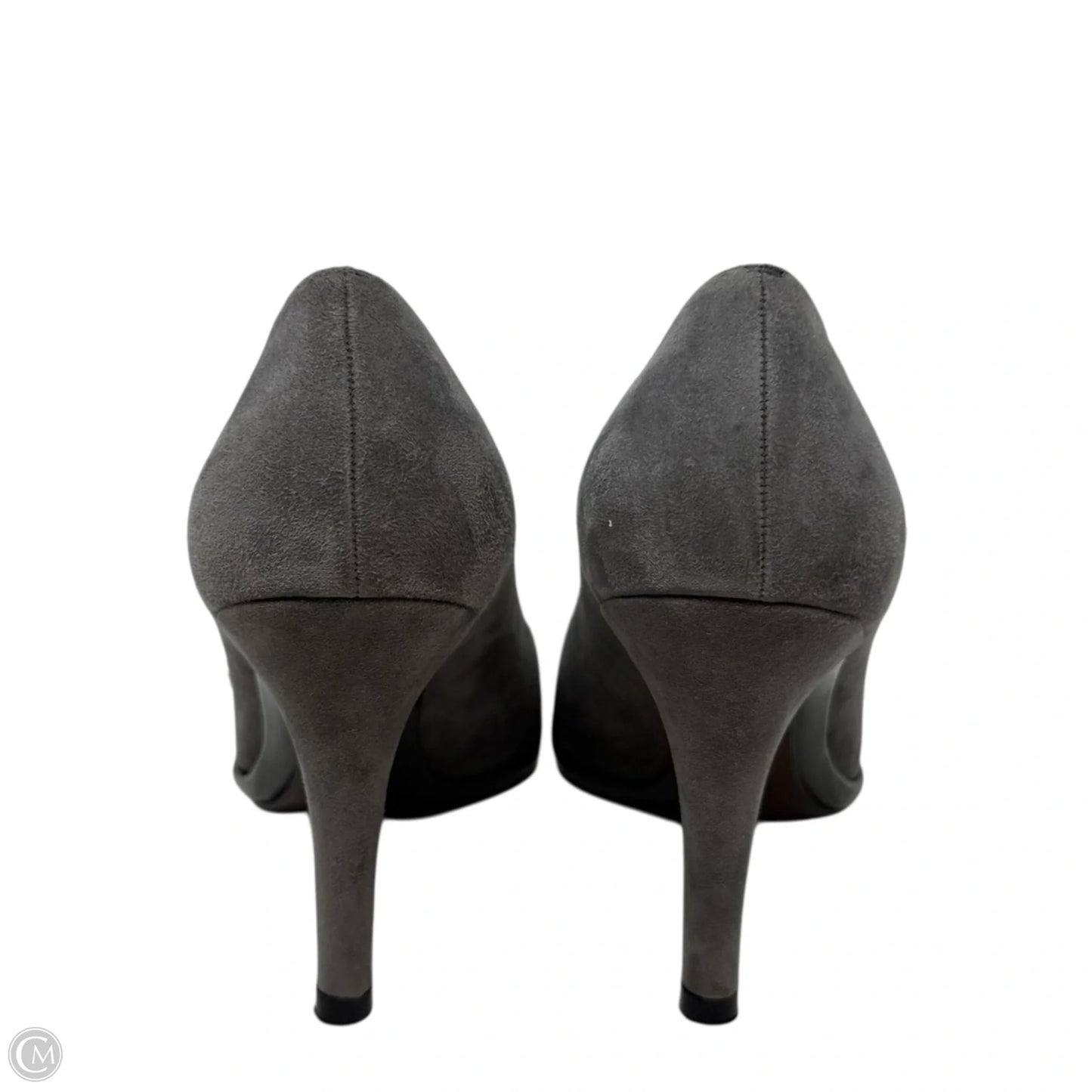 Mary Jane Classic Pumps Designer By Stuart Weitzman In Grey, Size: 6.5
