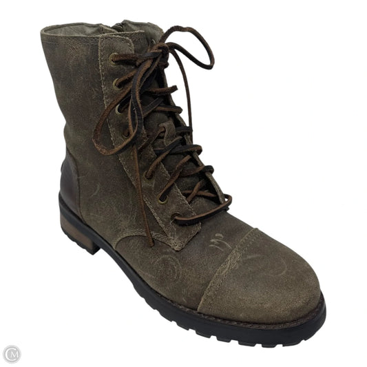 Boots Designer By Ugg In Taupe, Size: 6.5