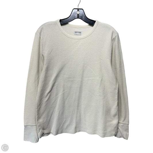 Thermal Top Long Sleeve Basic By Orvis In Cream, Size: L