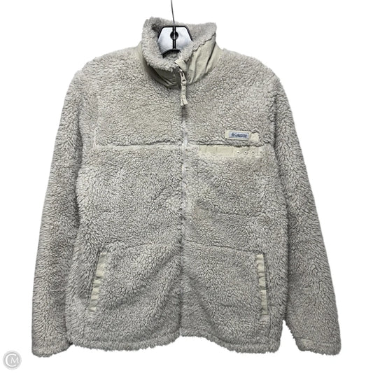 Jacket Fleece By Columbia In Grey, Size: S