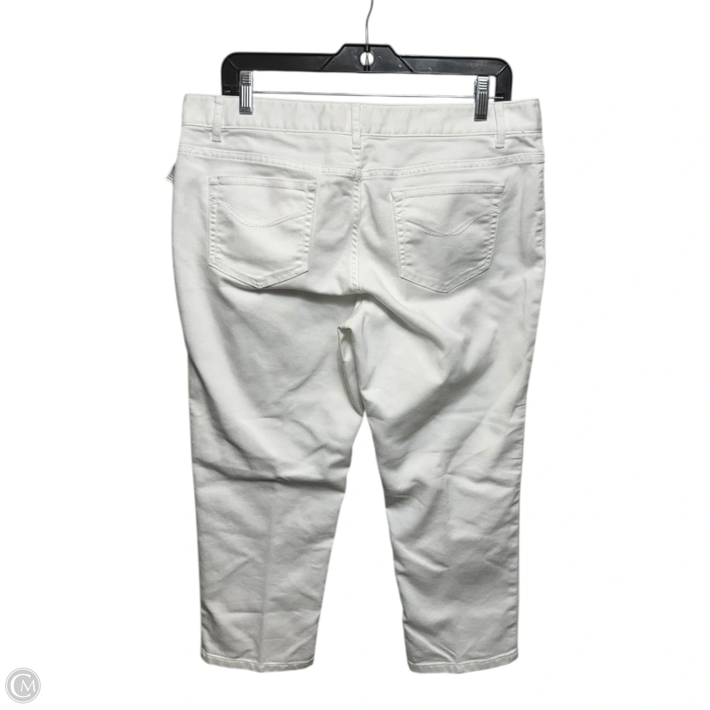 Jeans Cropped By J. Jill In White, Size: 12p