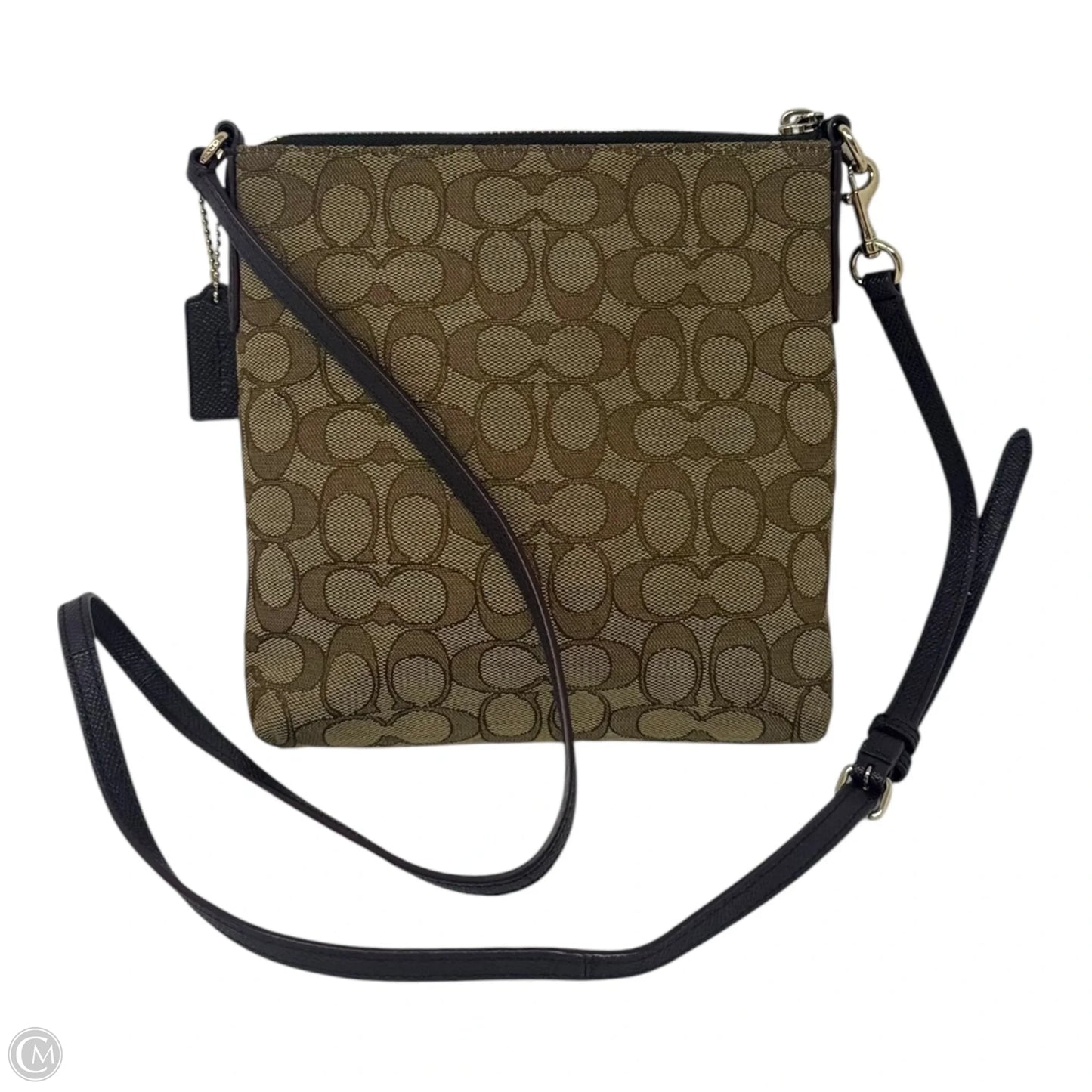 North South Crossbody Handbag Designer By Coach, Size: Small