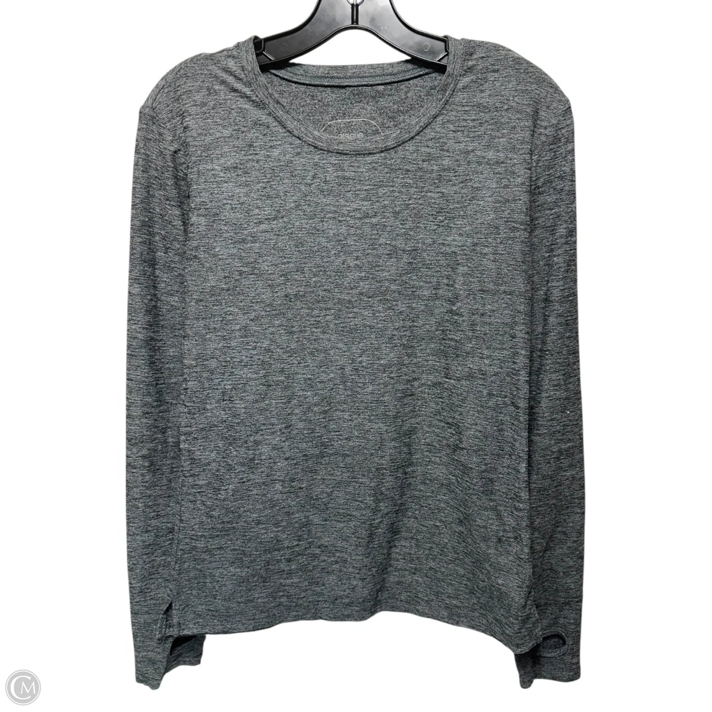 Athletic Top Long Sleeve Crewneck By oiselle In Grey, Size: 6