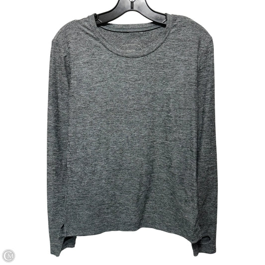 Athletic Top Long Sleeve Crewneck By oiselle In Grey, Size: 6