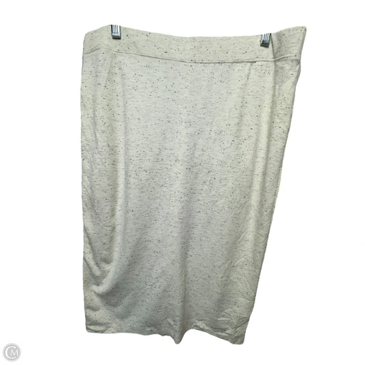 Skirt Midi By J. Jill In Cream, Size: M