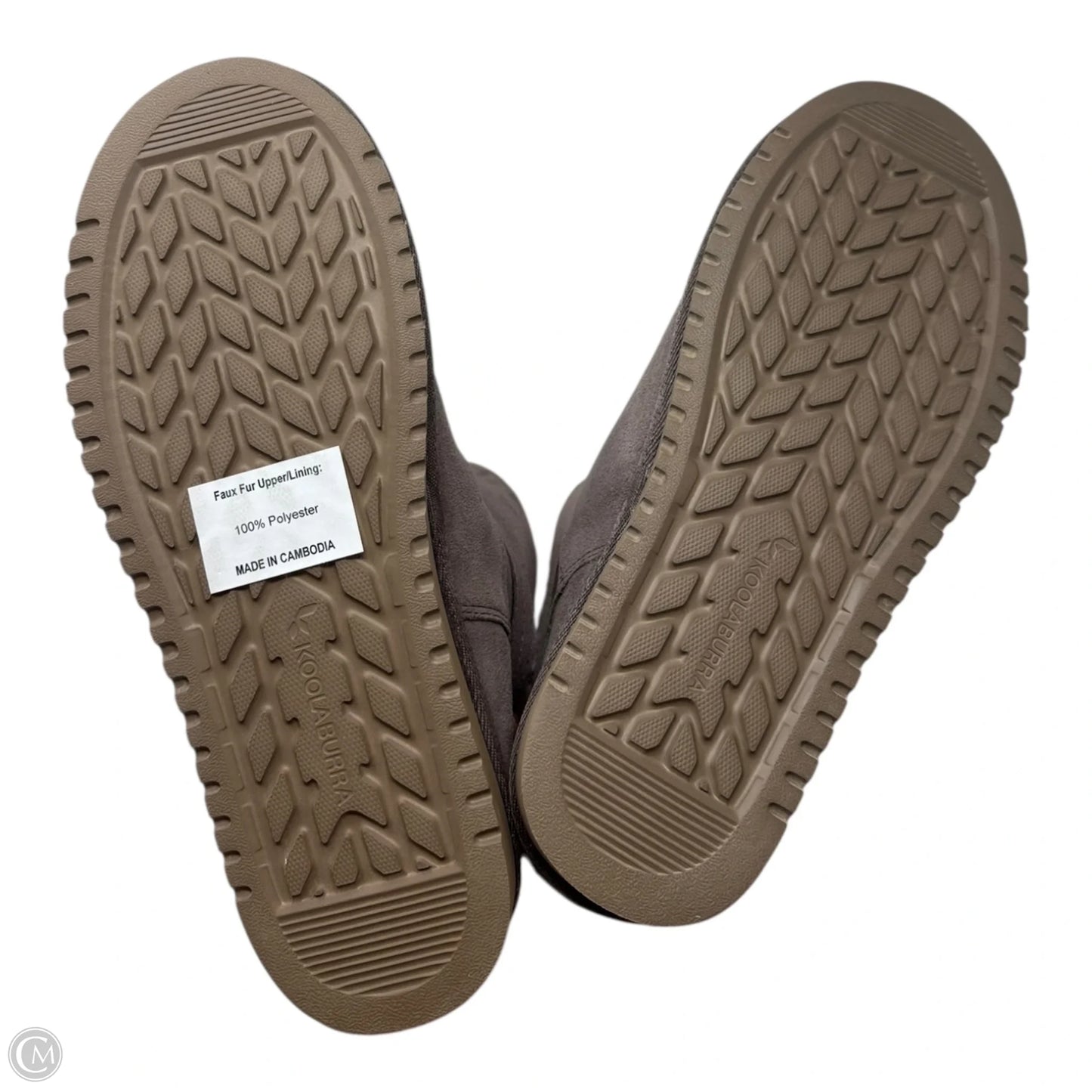 Boots Ankle Flats By Koolaburra By Ugg In Taupe, Size: 8