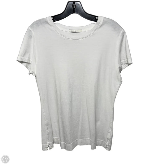 Top Short Sleeve Basic By adam lippes In White, Size: M