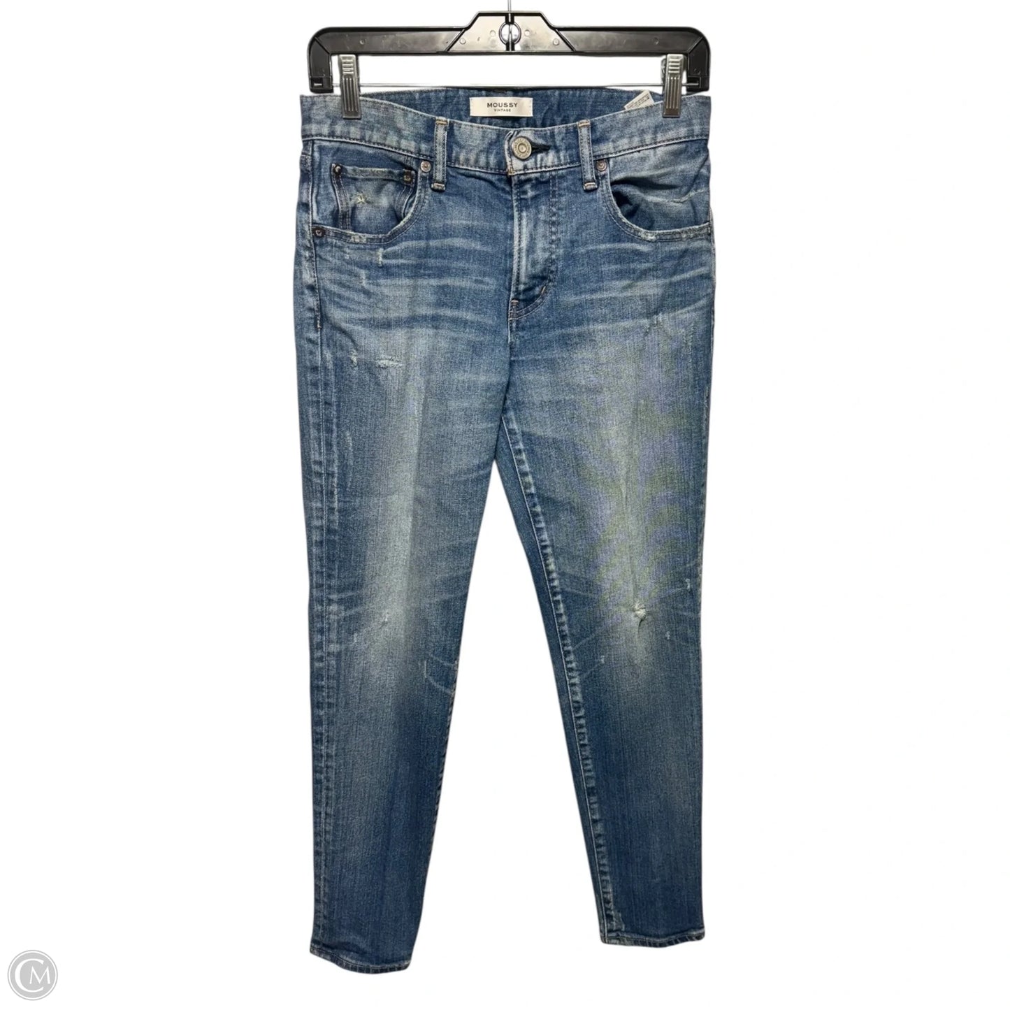 Jeans Boyfriend By Moussy In Blue Denim, Size: 4