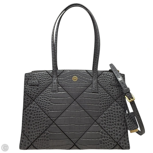 Walker Diamond Embossed Satchel Designer By Tory Burch, Size: Large