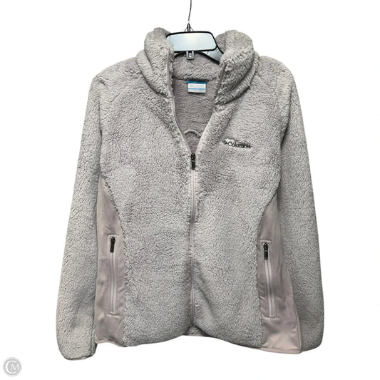 Jacket Fleece By Columbia In Mauve, Size: L