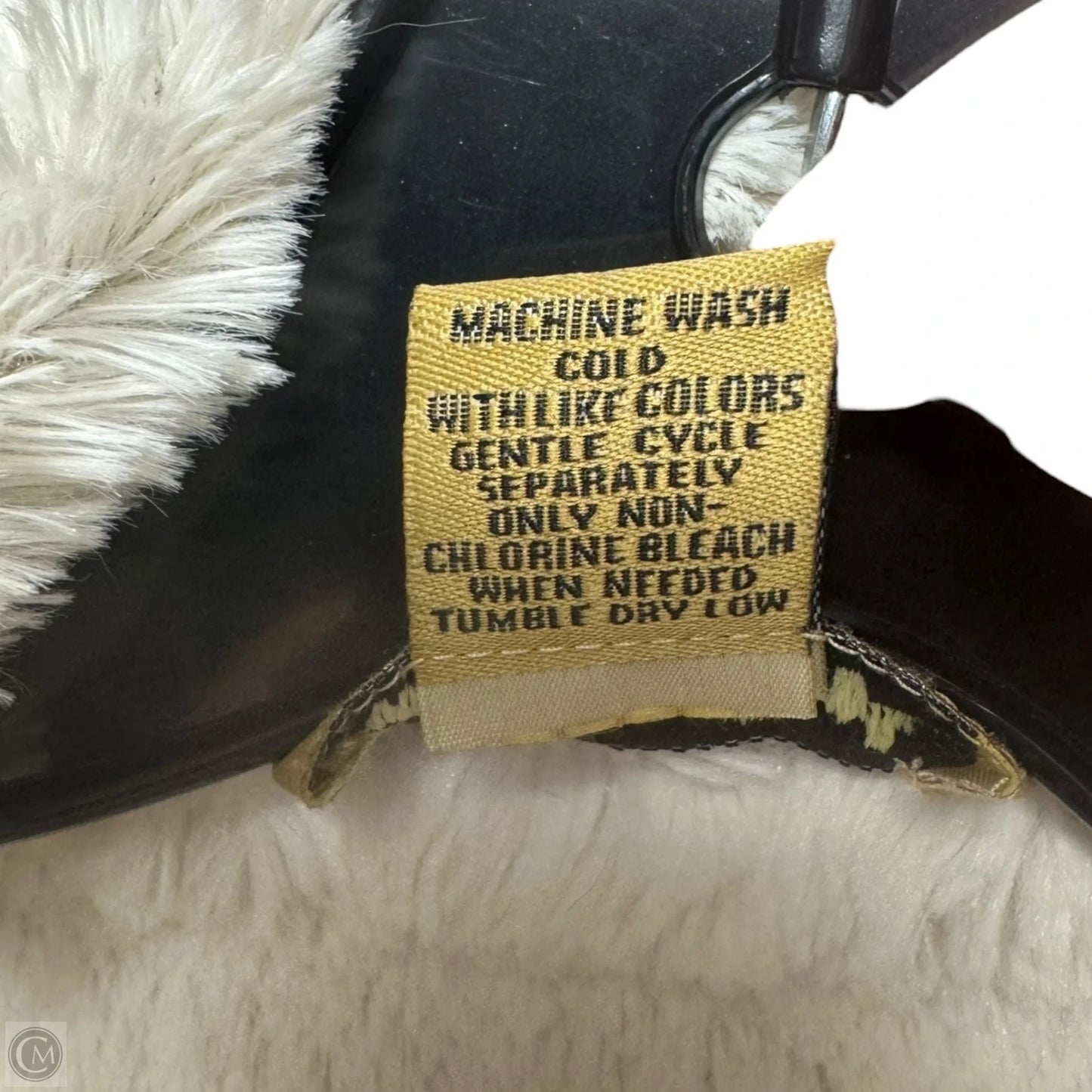 Jacket Faux Fur & Sherpa By Peck And Peck In Taupe, Size: S