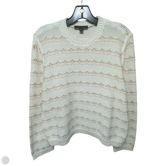 Sweater By Ann Taylor In Cream, Size: M