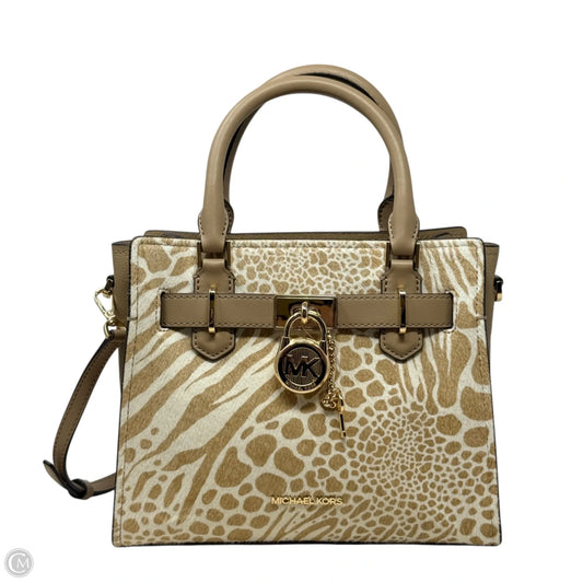 Hamilton Leather & Haircalf Satchel By Michael By Michael Kors, Size: Small