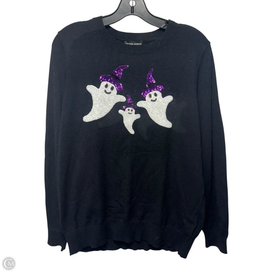 Sweater By VICTORIA HARBOR In Black, Size: L