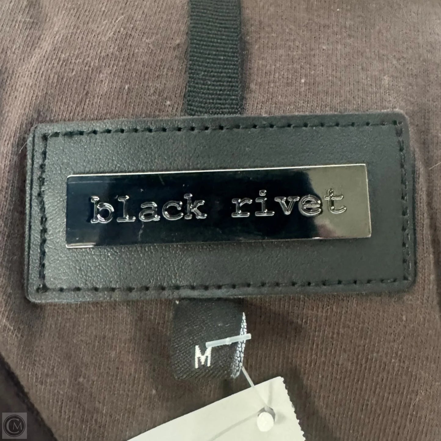 Fur Collar Jacket Leather By Black Rivet In Brown, Size: M