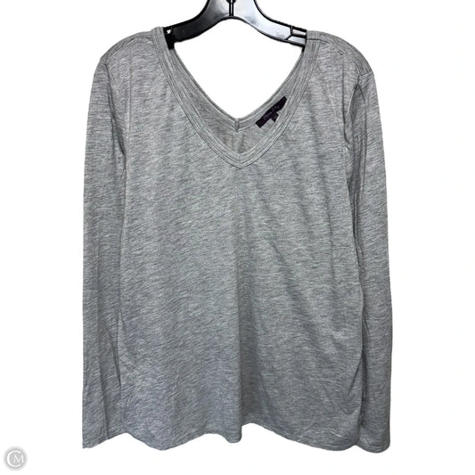 Top Long Sleeve Basic By olivia sky In Grey, Size: Xl