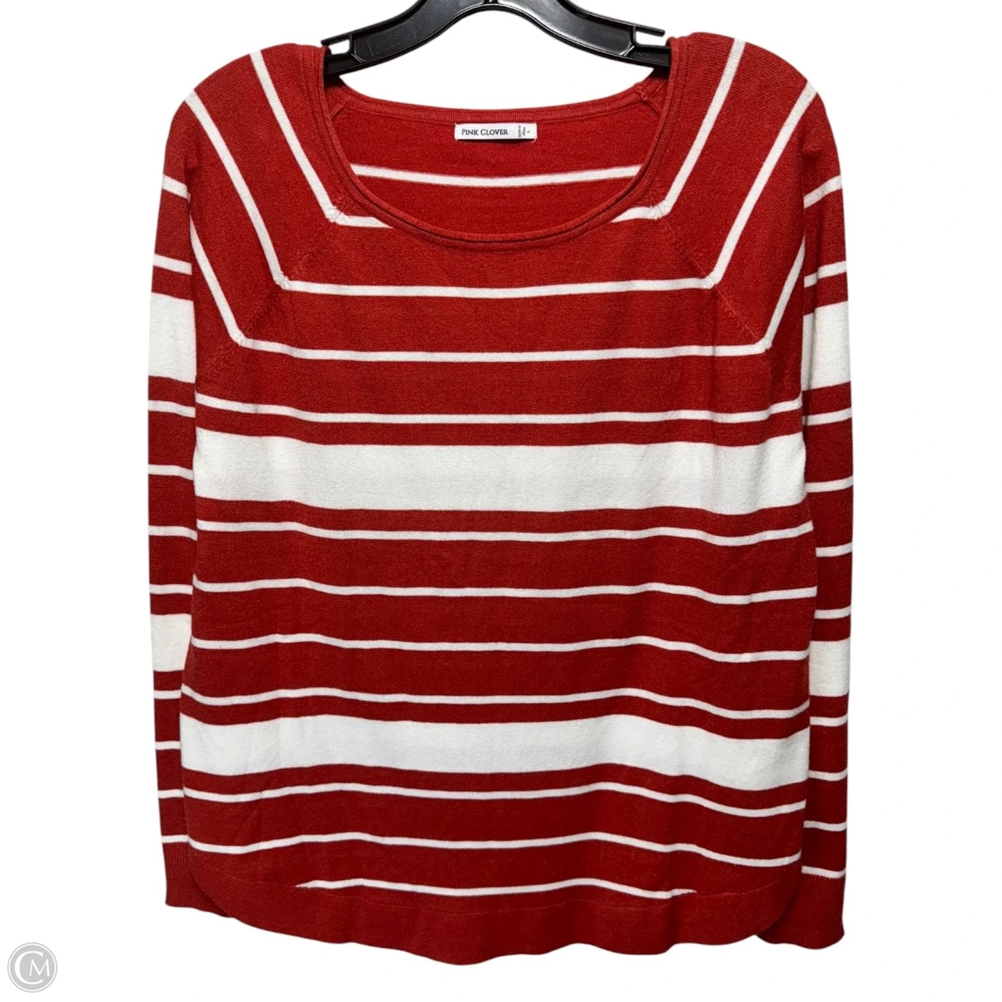 Sweater By Pink Clover In Striped Pattern, Size: L