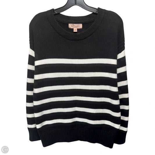 Sweater By Philosophy In Striped Pattern, Size: L