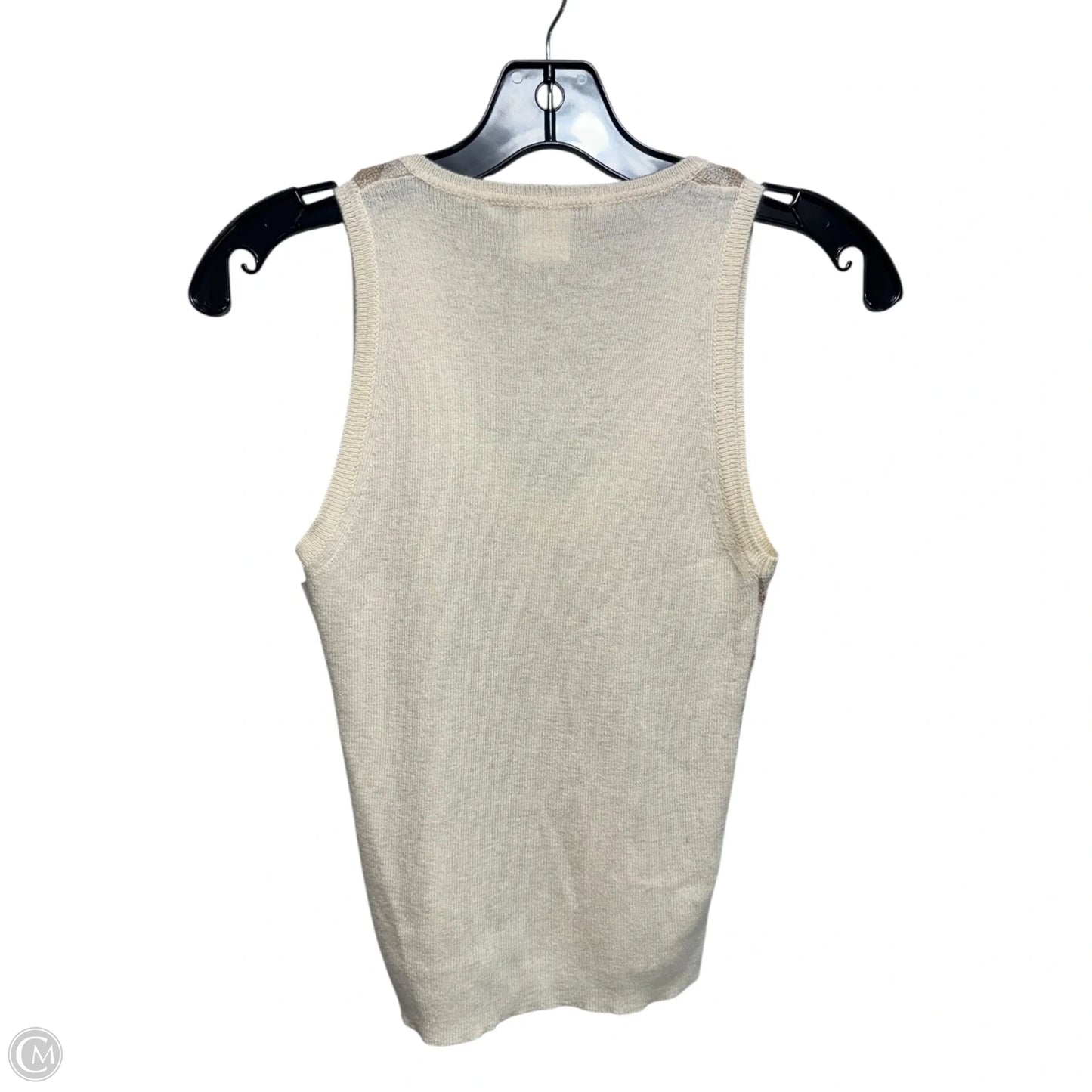 Cashmere Vest Sweater By Maria Diripabianca In Cream, Size: 4