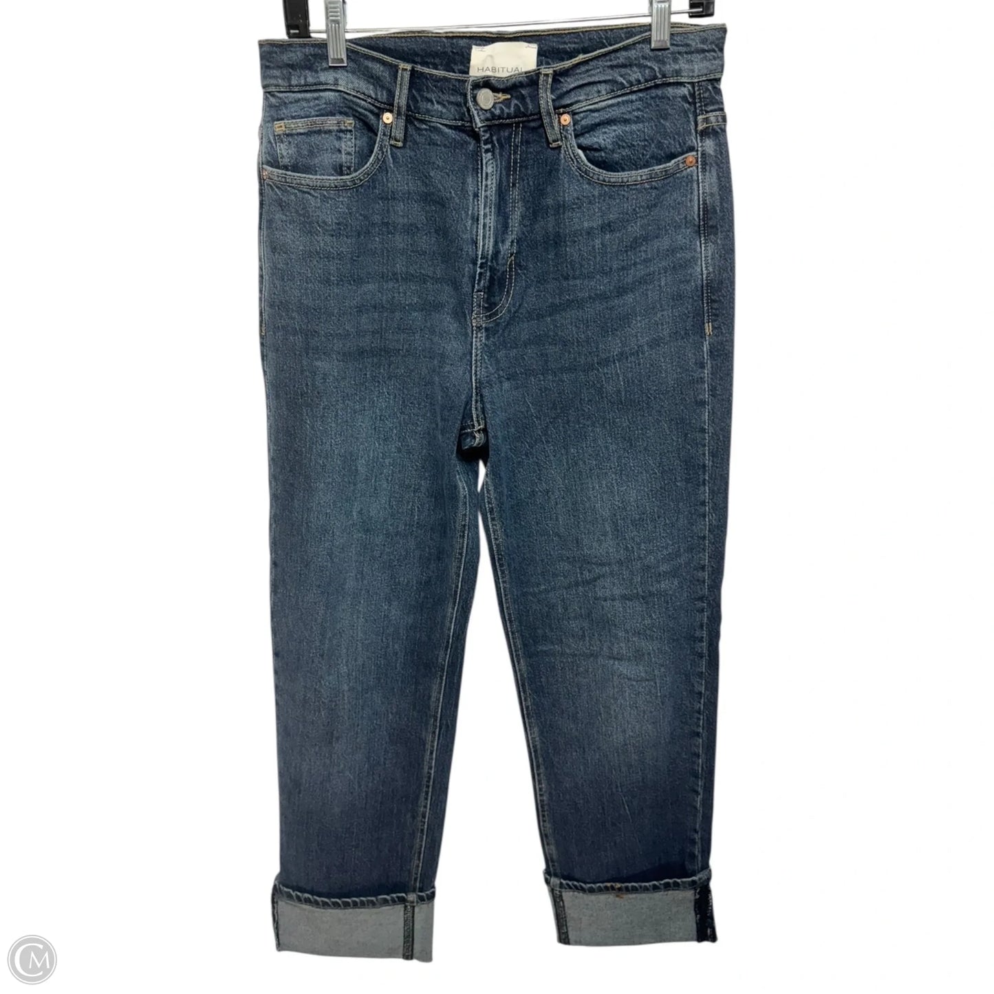 Peyton Jeans Boyfriend By Habitual In Blue Denim, Size: 6/28