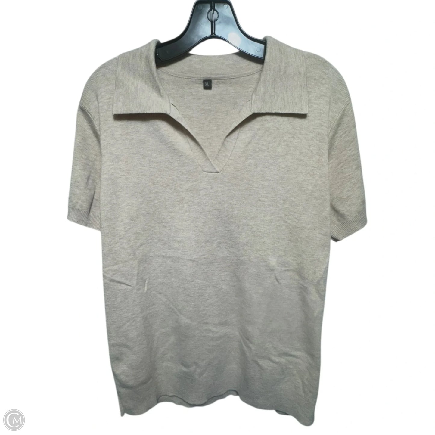 Sweater By ARACH & CLOZ In Tan, Size: Xl