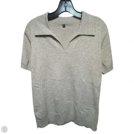 Sweater By ARACH & CLOZ In Tan, Size: Xl