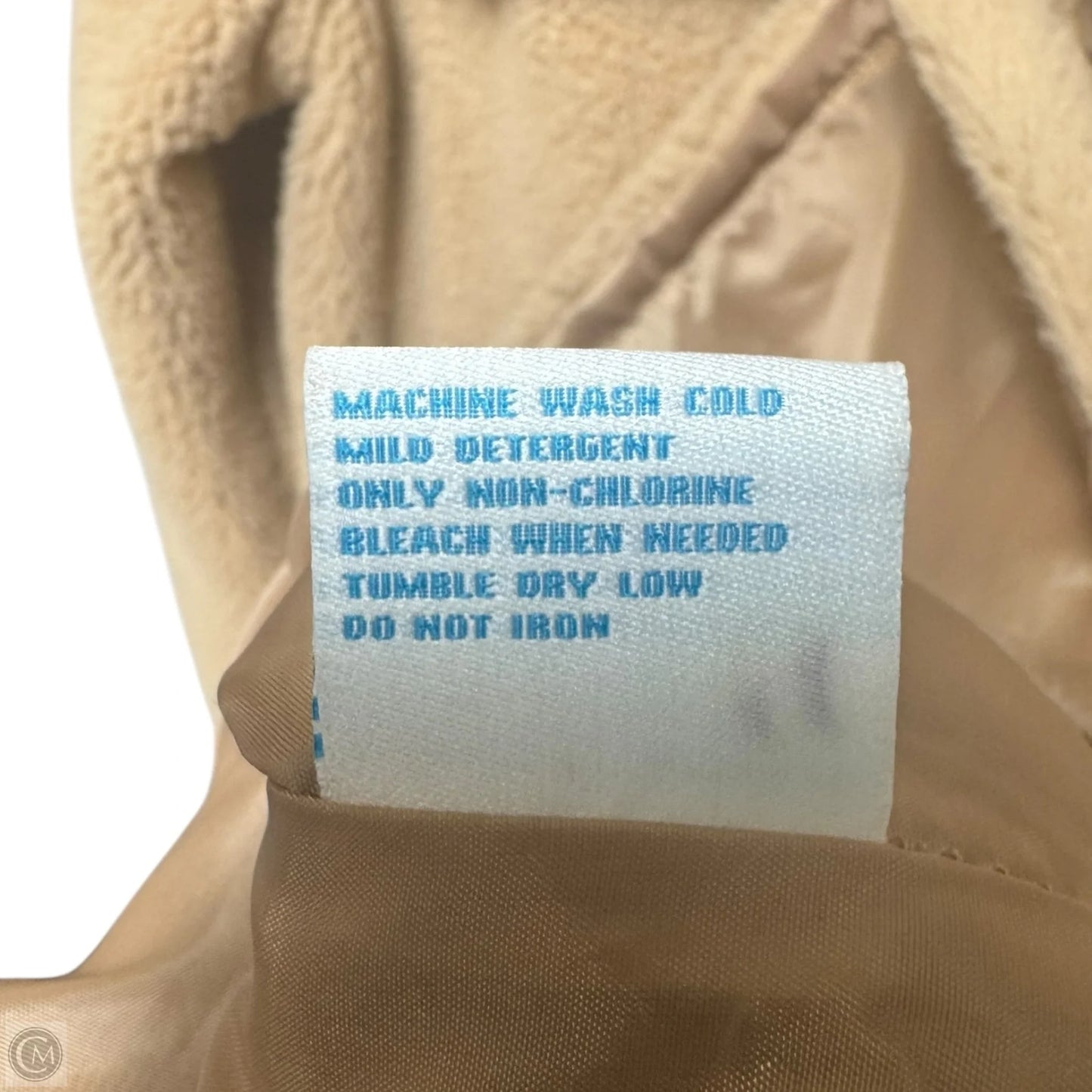 Coat Faux Fur & Sherpa By C And C In Tan, Size: S