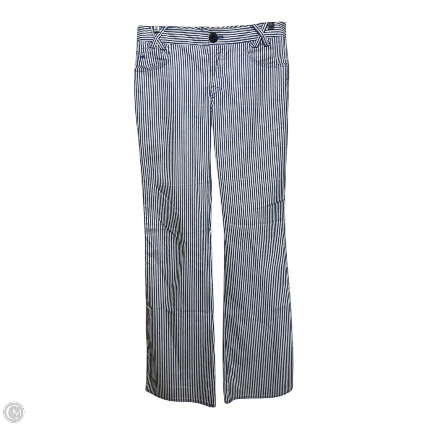 Pants Luxury Designer By Marc Jacobs In Striped Pattern, Size: 6