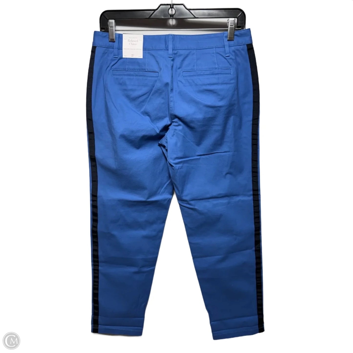 Relaxed Chino Pants By Talbots In Blue, Size: 2p
