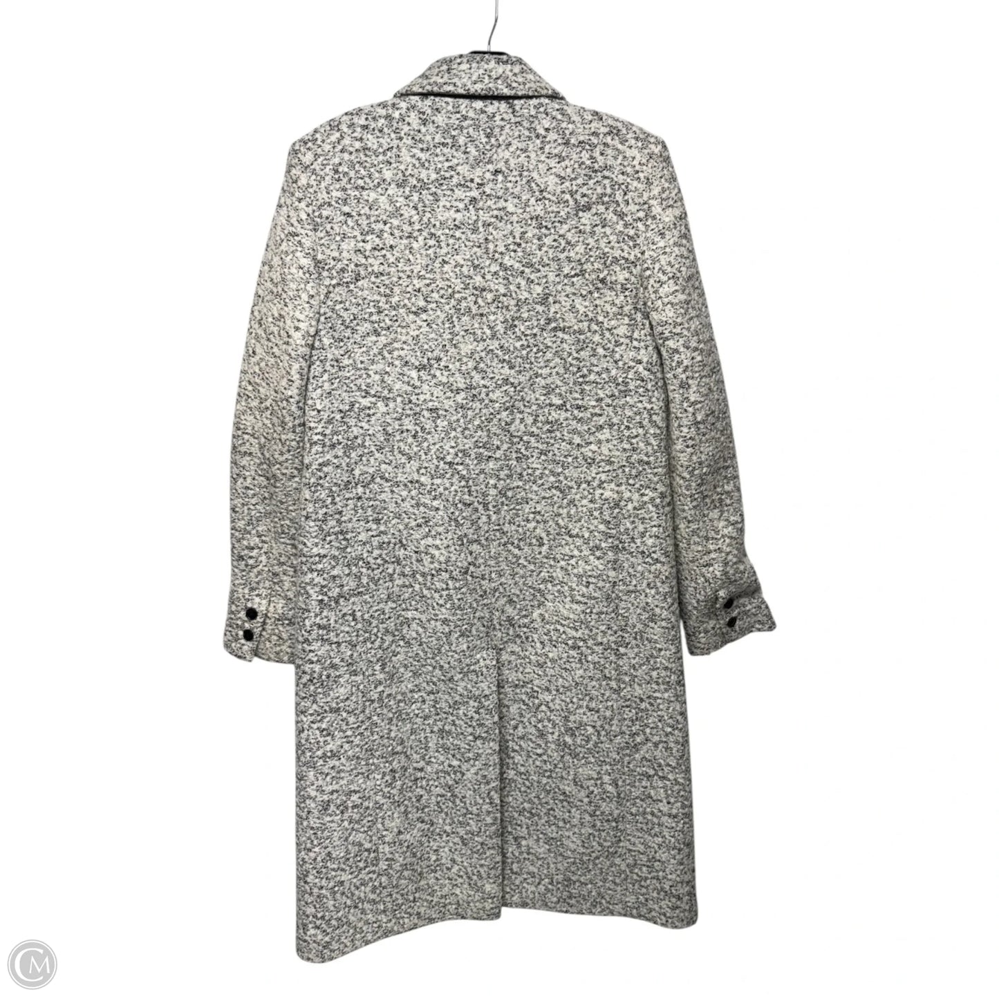 Wool Blend Coat By Loft In Grey, Size: S