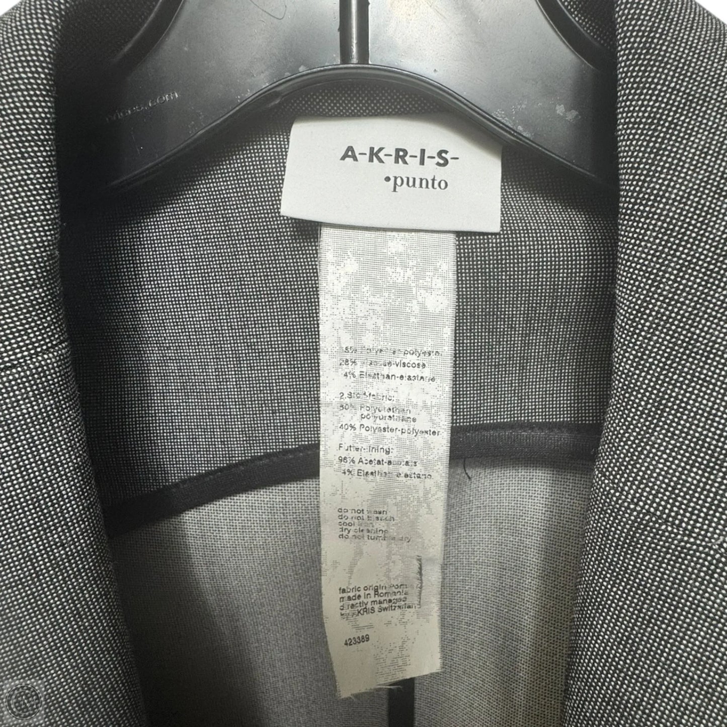 Blazer By Akris In Grey, Size: 12