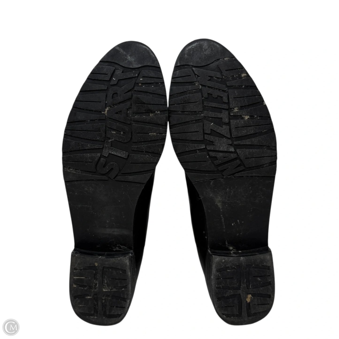 Basilico Leather Chelsea Booties Designer By Stuart Weitzman In Black, Size: 7.5