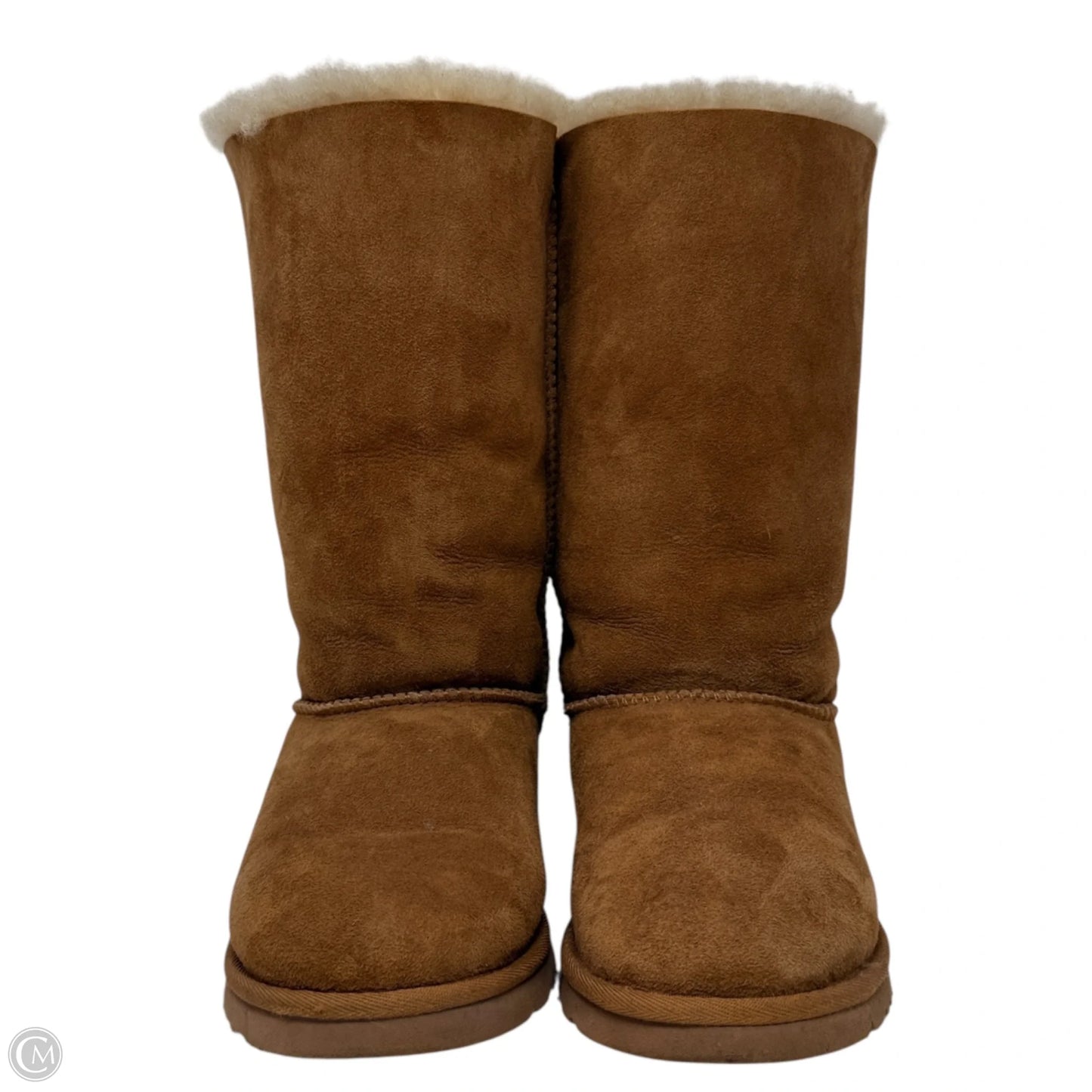 Bailey Bow Tall Boots Designer By Ugg In Tan, Size: 6