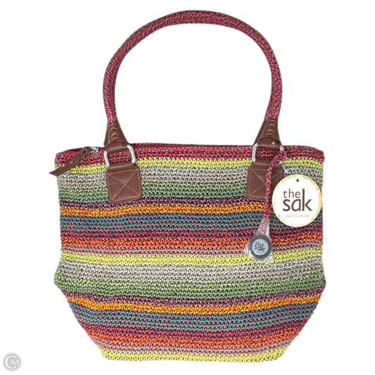 Cambria Crochet Tote By The Sak In Gypsy Stripe , Size: Medium