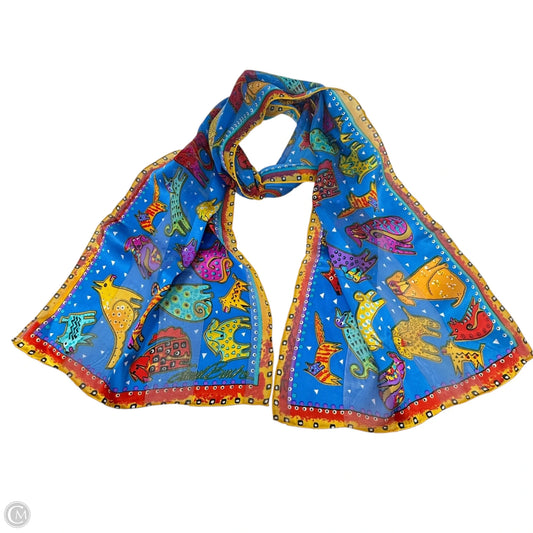 Fantasticats Silk Scarf Long By Laurel Burch