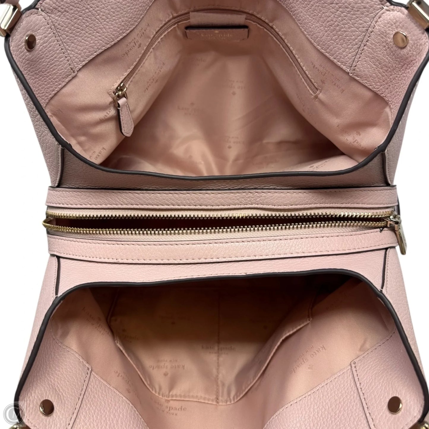 Leila Triple Compartment Handbag Designer By Kate Spade, Size: Medium