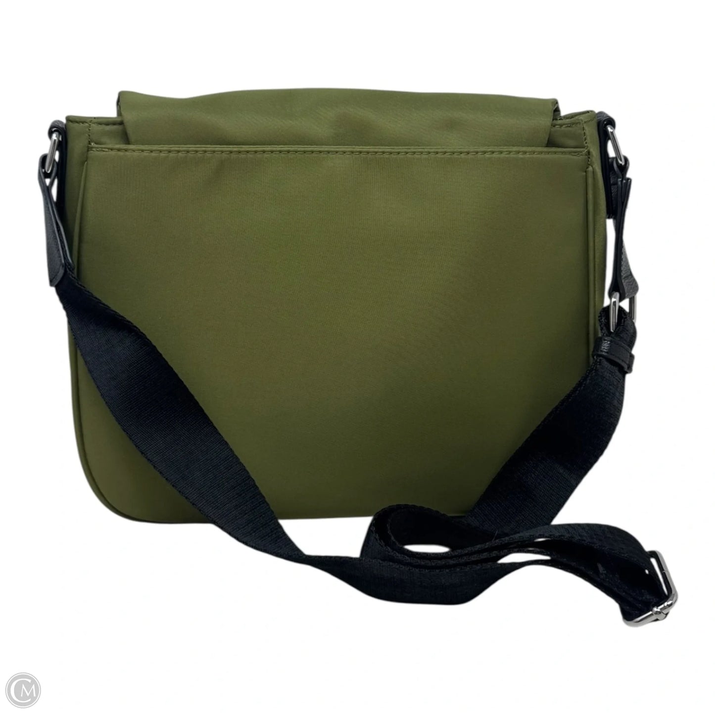 Cara Nylon Messenger Handbag Designer By Karl Lagerfeld, Size: Medium