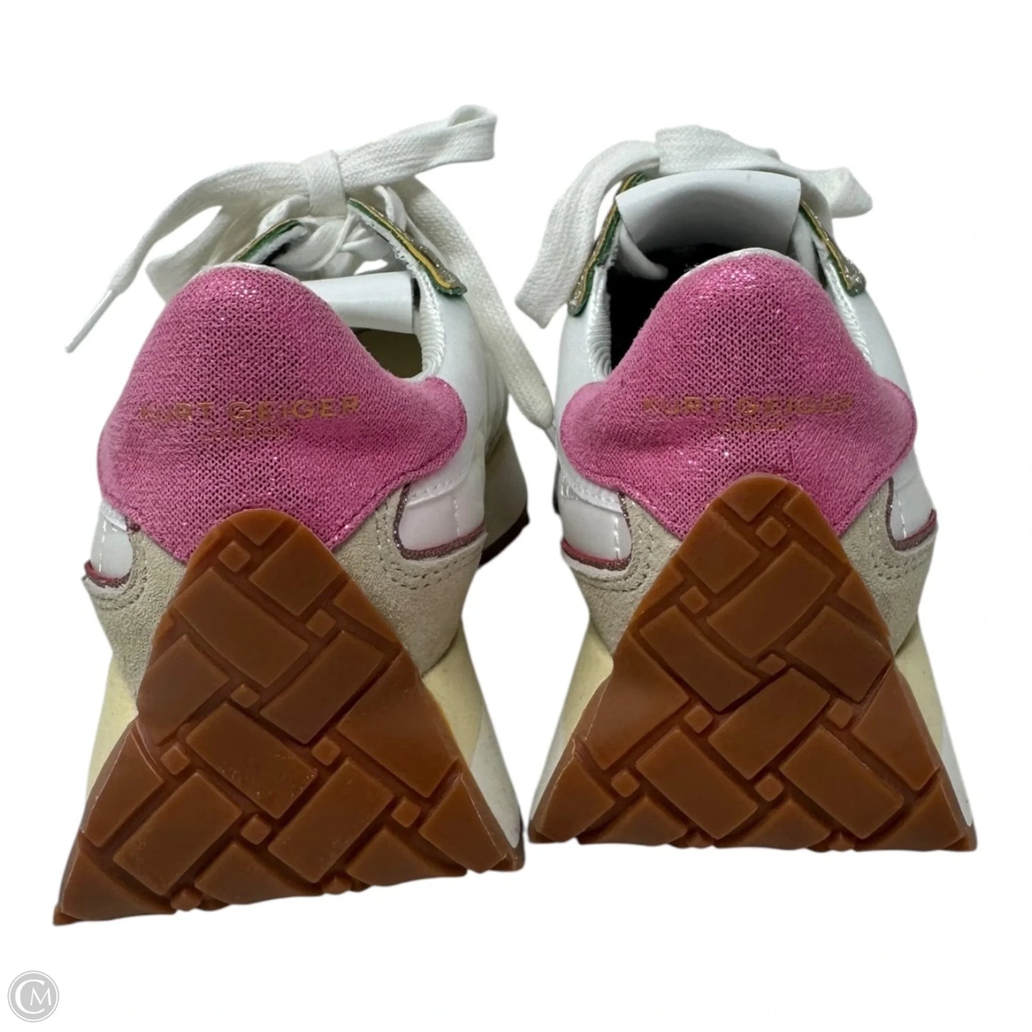 London Quilted Sneakers Shoes Designer By Kurt Geiger In Multi-colored, Size: 6.5