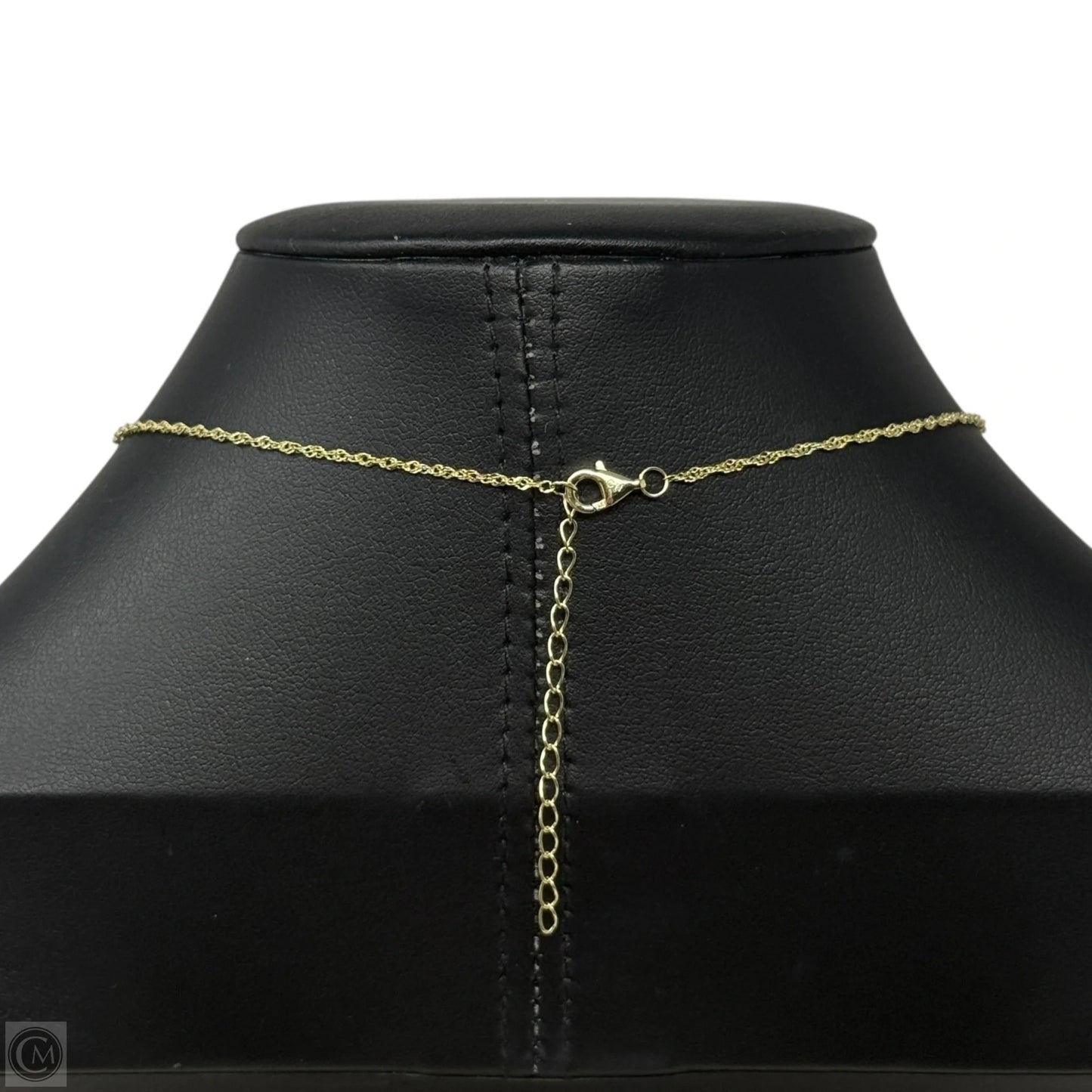 Vermeil Pavé Open Clover Necklace